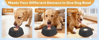Slow Drinking Anti-Splash Dog Water Bowl