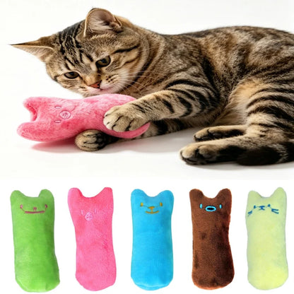 Interactive Catnip Plush Toy Set