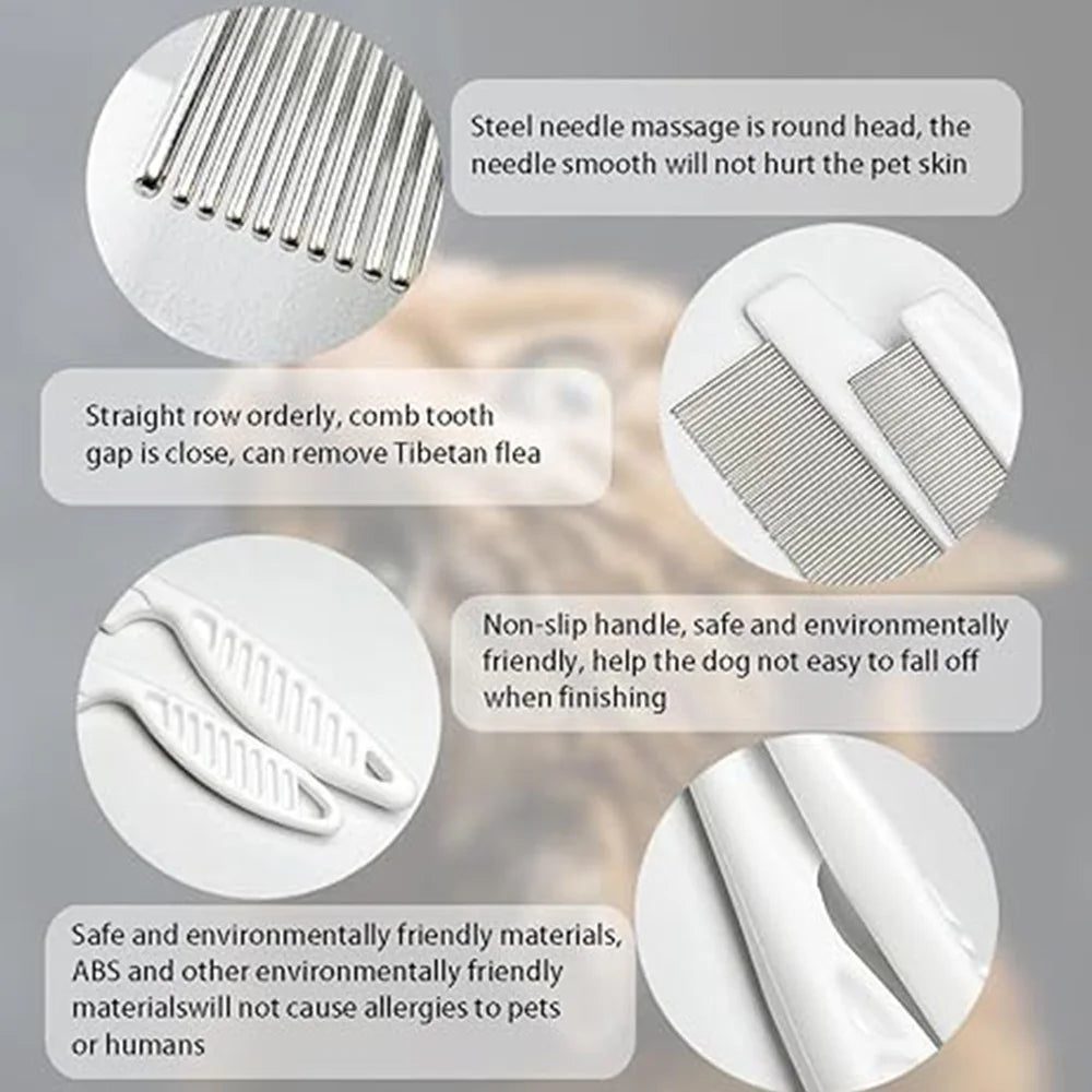 Fine Tooth Flea & Grooming Comb