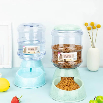 3.8L Automatic Pet Food & Water Dispenser