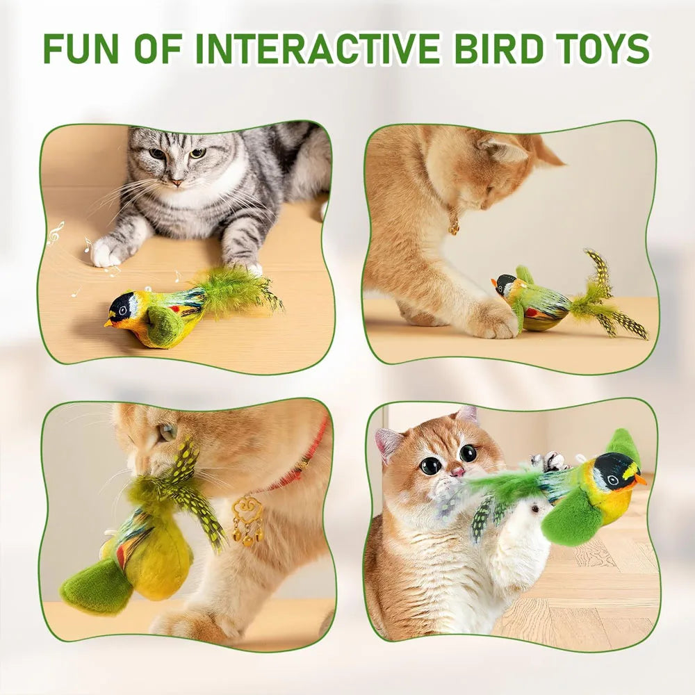 Interactive Bird Cat Teaser Toy