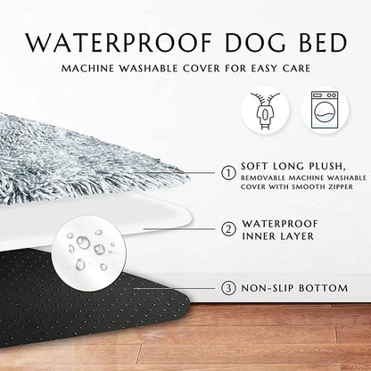 Washable Plush Dog Bed