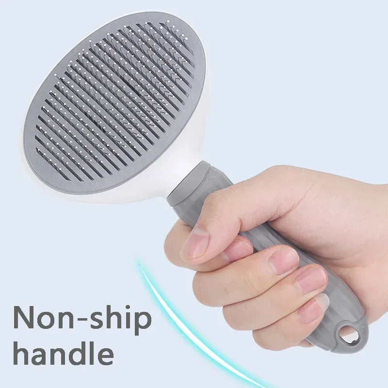 Self-Cleaning Pet Slicker Brush