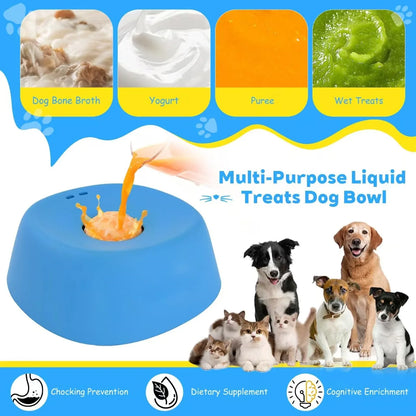 Slow Drinking Anti-Splash Dog Water Bowl