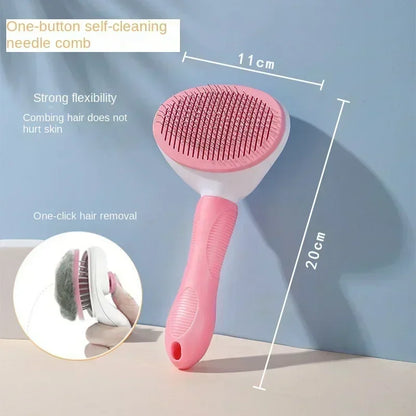 Self-Cleaning Pet Slicker Brush