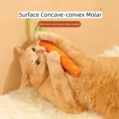 Carrot Cat Chew & Teething Toy