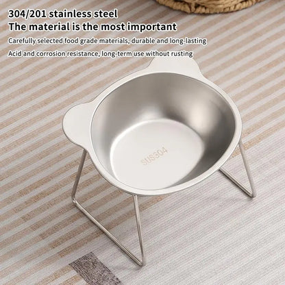 Elevated Stainless Steel Pet Bowl