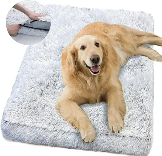 Washable Plush Dog Bed