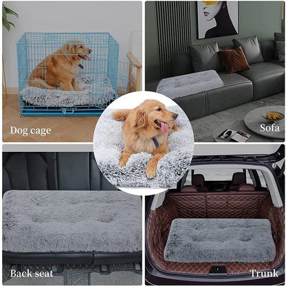 Washable Plush Dog Bed