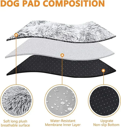 Washable Plush Dog Bed