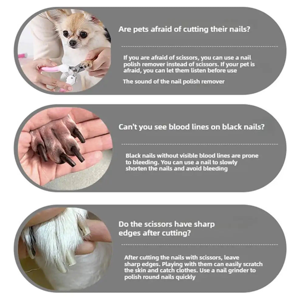 Quiet Electric Pet Nail Grinder