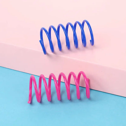 Colorful Cat Spring Toy Set