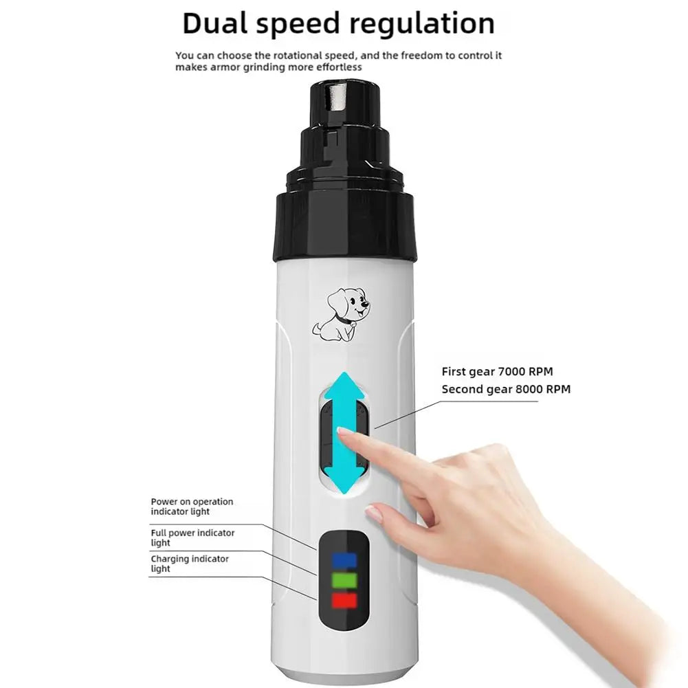 Quiet Electric Pet Nail Grinder