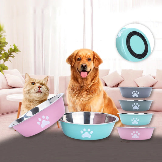 Premium Stainless Steel Pet Feeding Bowl