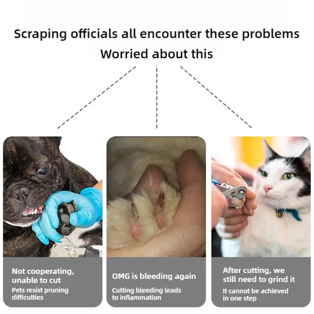 Quiet Electric Pet Nail Grinder