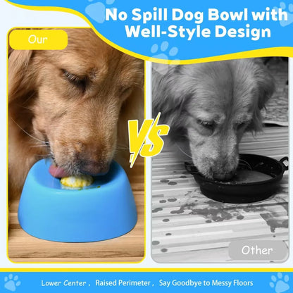 Slow Drinking Anti-Splash Dog Water Bowl