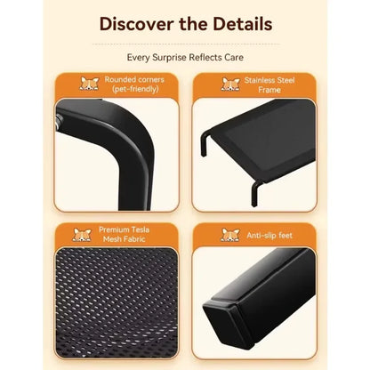 Elevated Cooling Pet Cot Bed