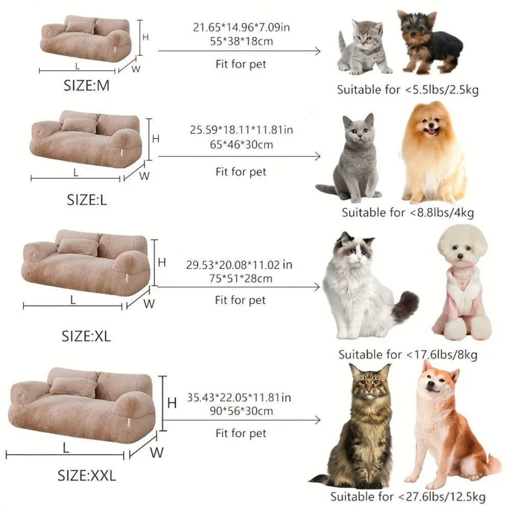 Luxury Calming Cat & Small Dog Bed