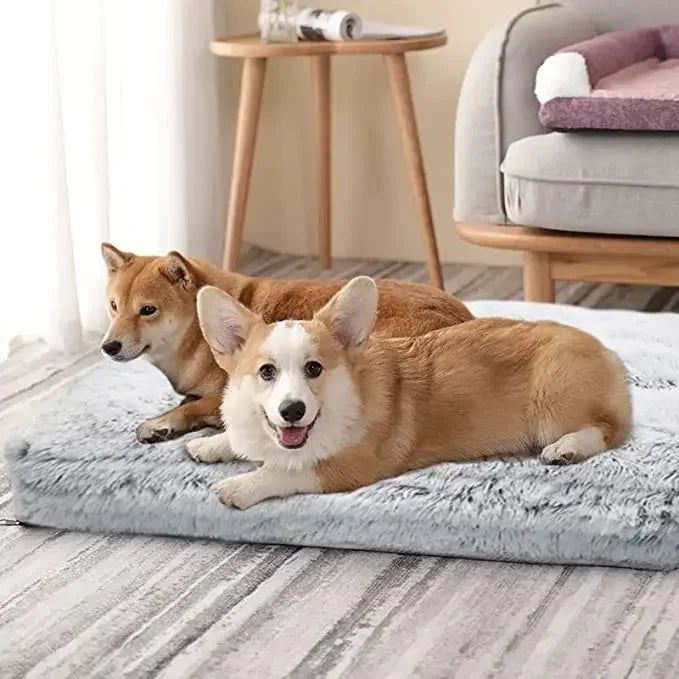 Washable Plush Dog Bed