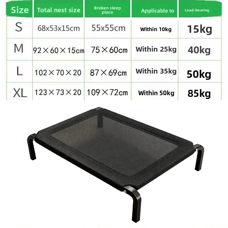 Elevated Cooling Pet Cot Bed