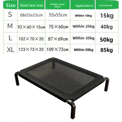 Elevated Cooling Pet Cot Bed