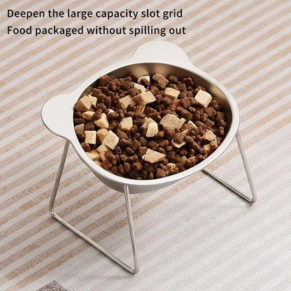 Elevated Stainless Steel Pet Bowl