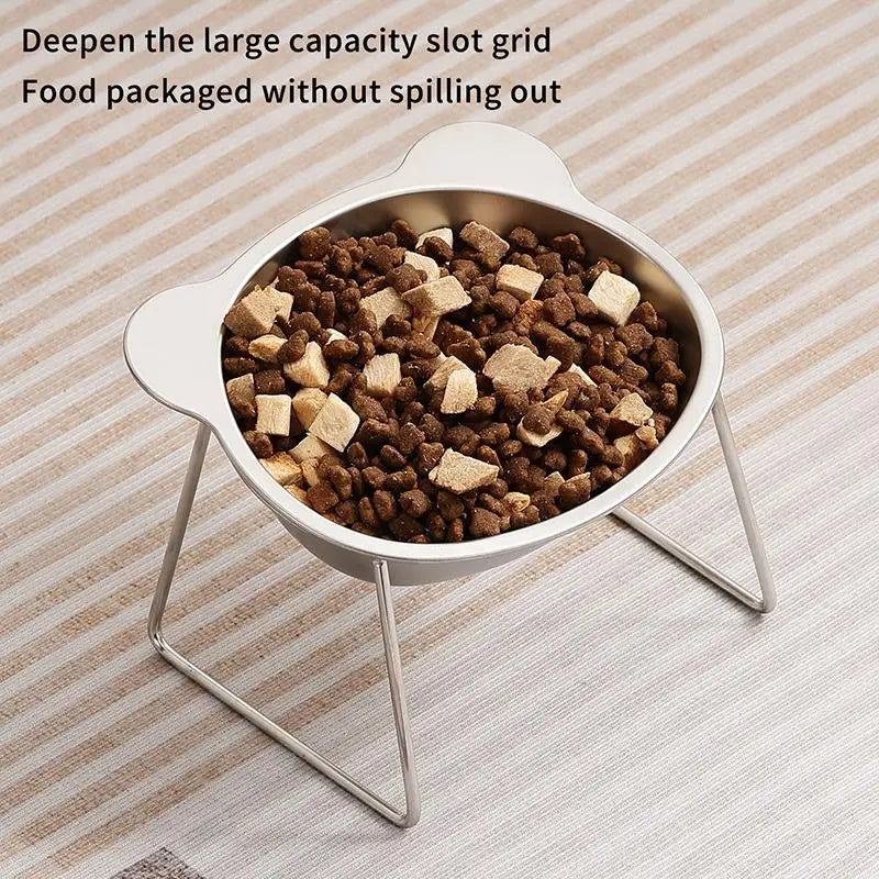 Elevated Stainless Steel Pet Bowl