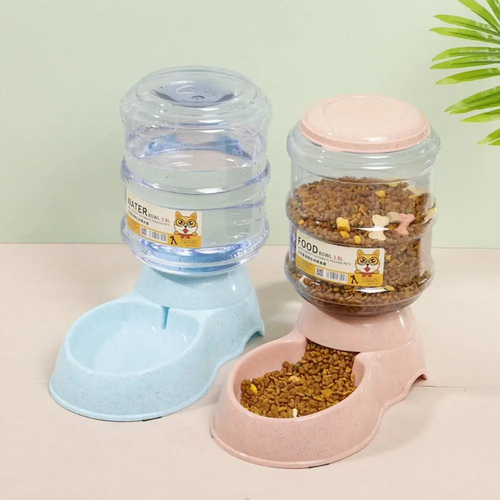 3.8L Automatic Pet Food & Water Dispenser