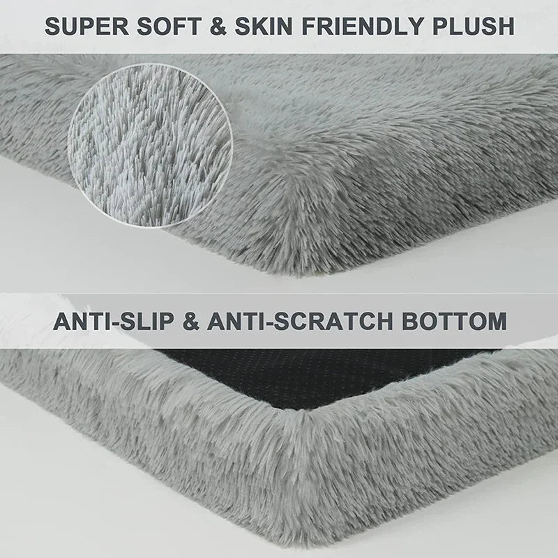 Washable Plush Dog Bed