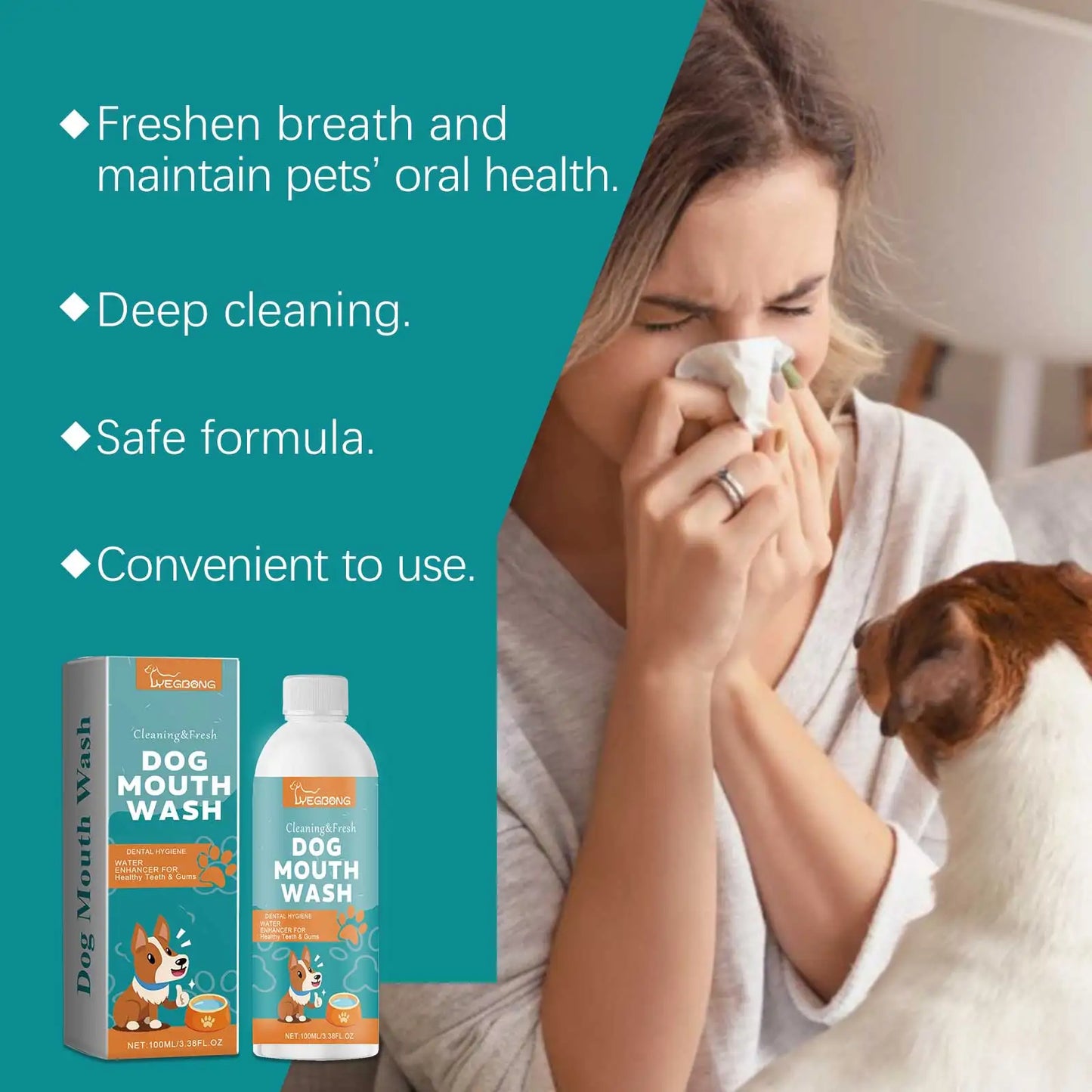Fresh Breath Pet Dental Mouthwash