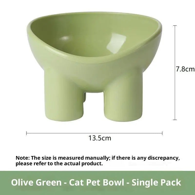 Elevated Tilted Cat Feeding Bowl