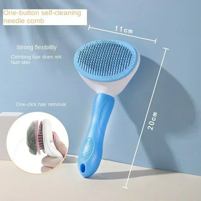 Self-Cleaning Pet Slicker Brush