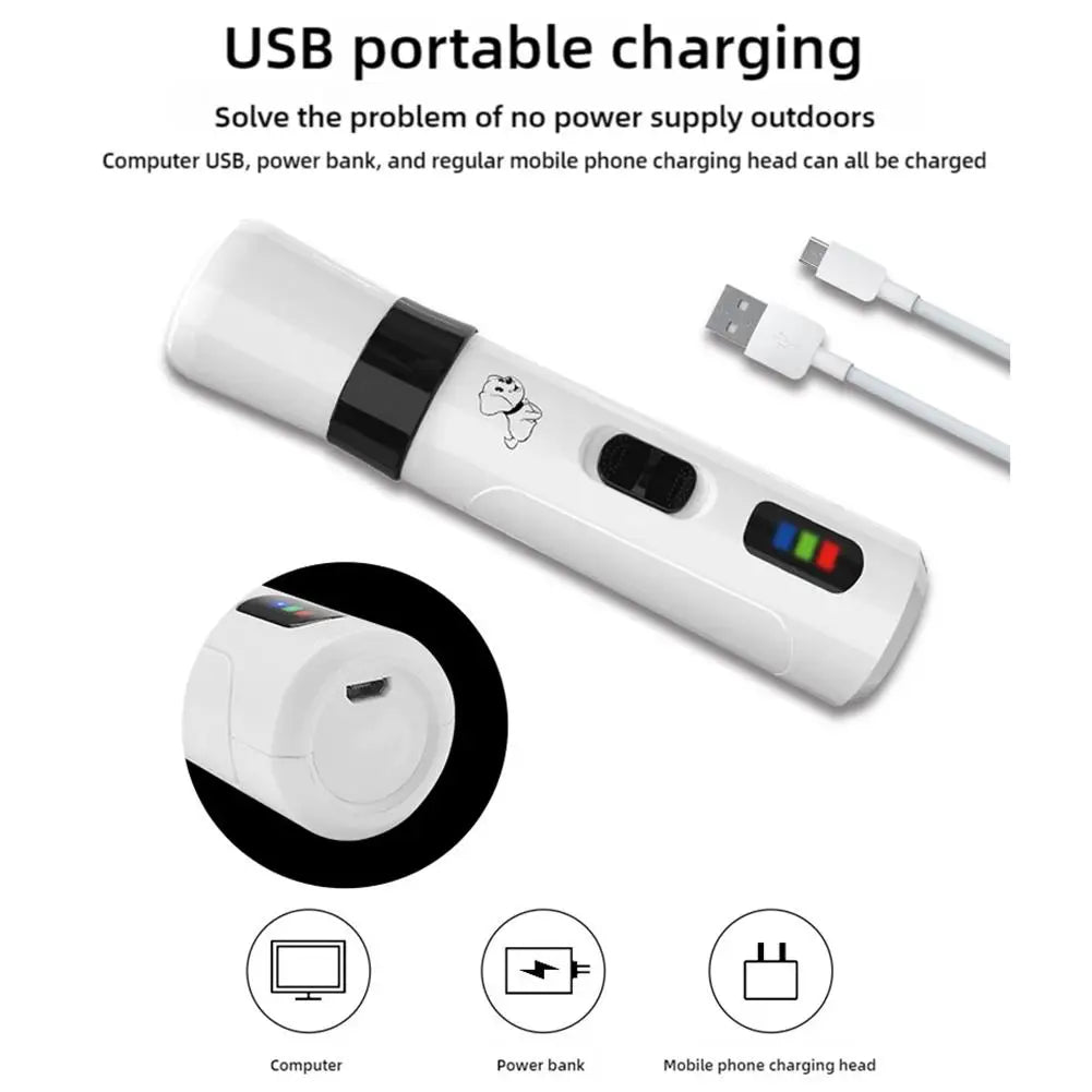 Quiet Electric Pet Nail Grinder
