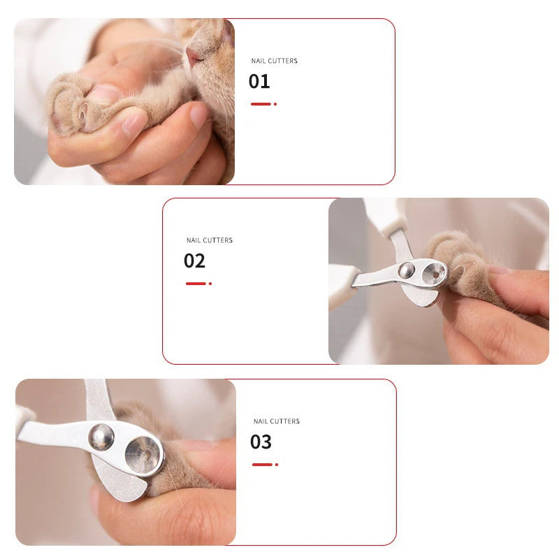 Safety Cat Nail Clipper with Guard
