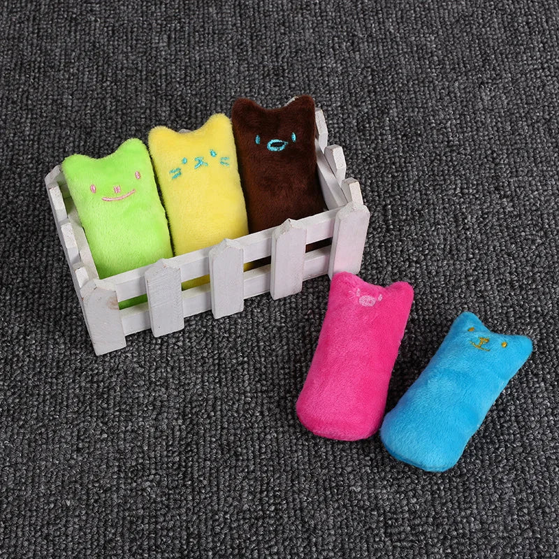 Interactive Catnip Plush Toy Set