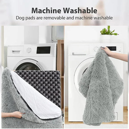 Washable Plush Dog Bed