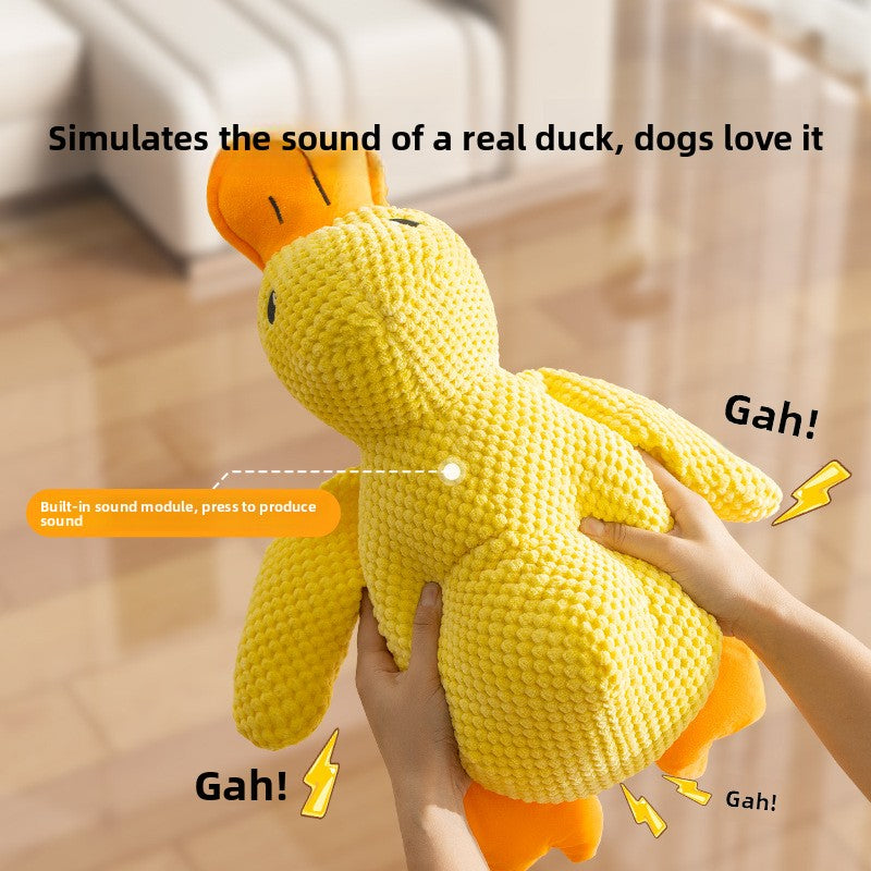 Cute Duck Plush Pet Chew Toy