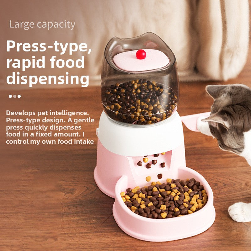 Automatic Pet Feeder Foot Operated Food Dispenser