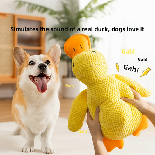 Cute Duck Plush Pet Chew Toy
