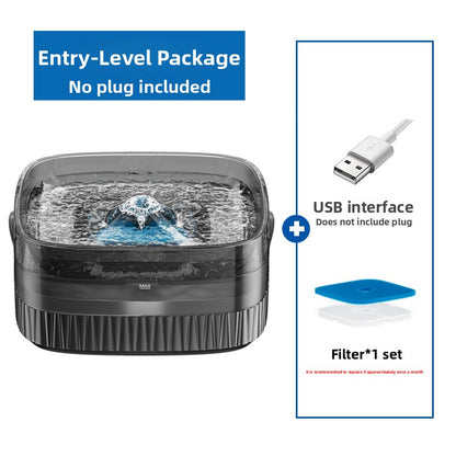 Automatic Pet Fountain with USB Power