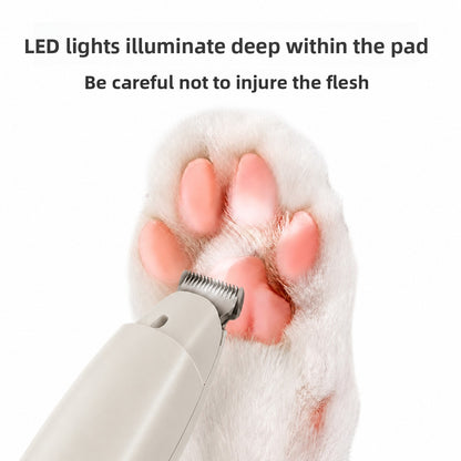 Thumb Pet Hair Trimmer with Hair Catcher
