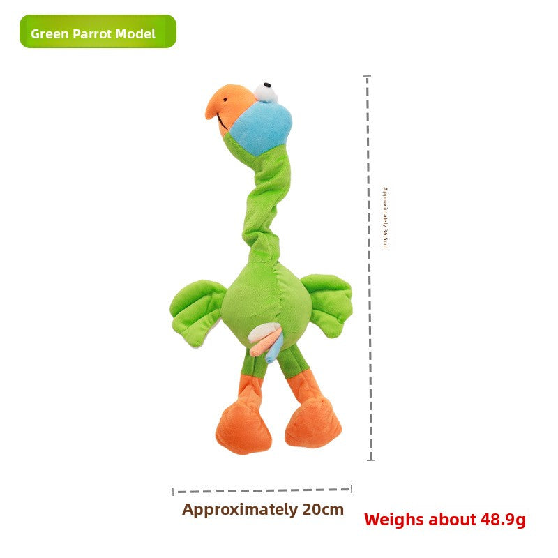Twist-and-Squeak Long-Necked Bird Toy