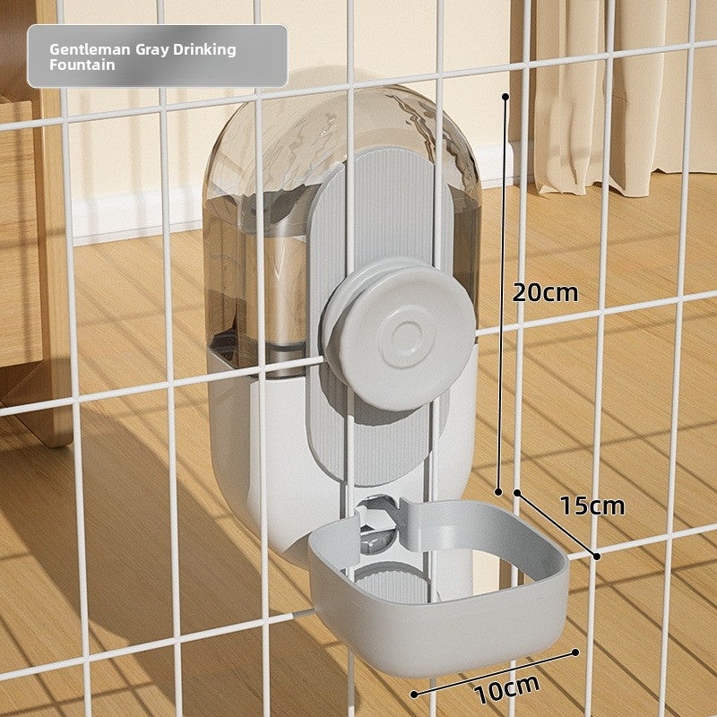 Pet hanging drinking fountain