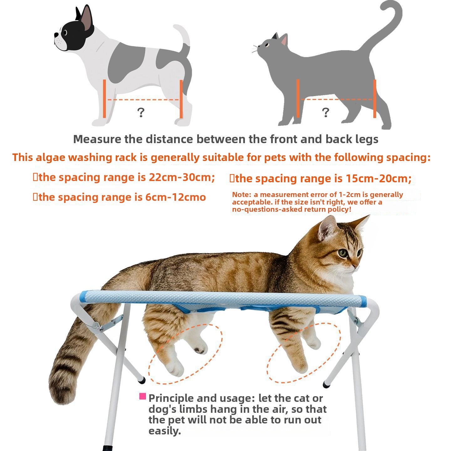 Foldable Pet Grooming with Nail Fixator