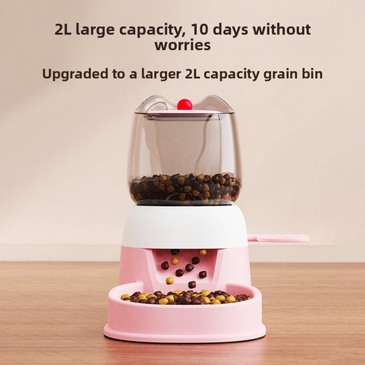 Automatic Pet Feeder Foot Operated Food Dispenser