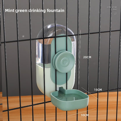 Pet hanging drinking fountain