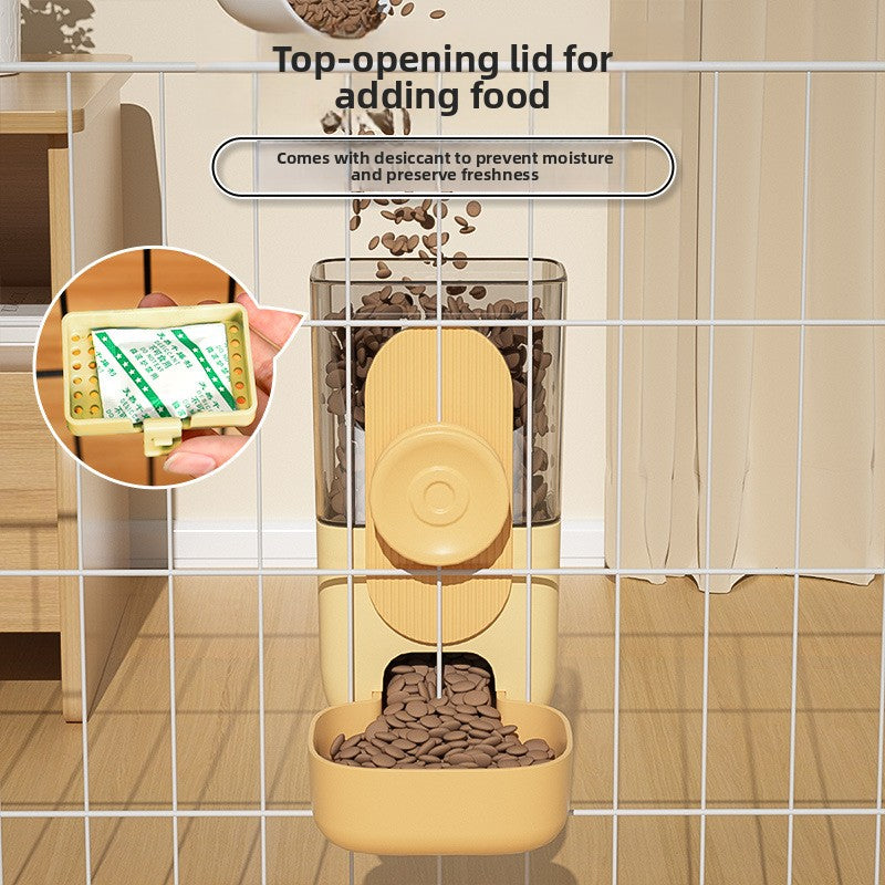 Pet hanging drinking fountain